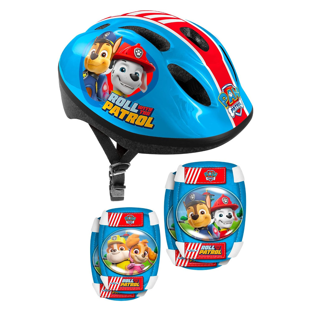 Paw Patrol sada helma + chrániče pro děti