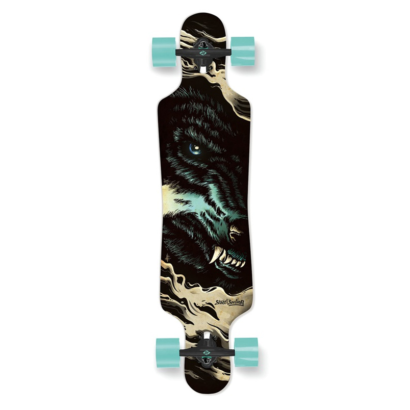 Longboard Street Surfing Freeride - Curve Wolf 39"