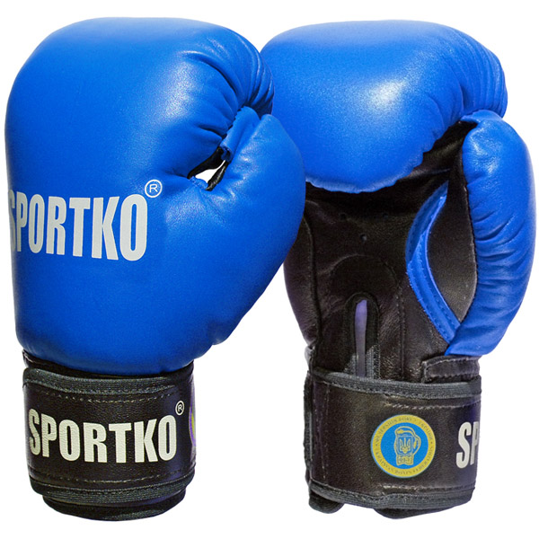 Boxerské rukavice SportKO PK1  10oz  modrá - modrá