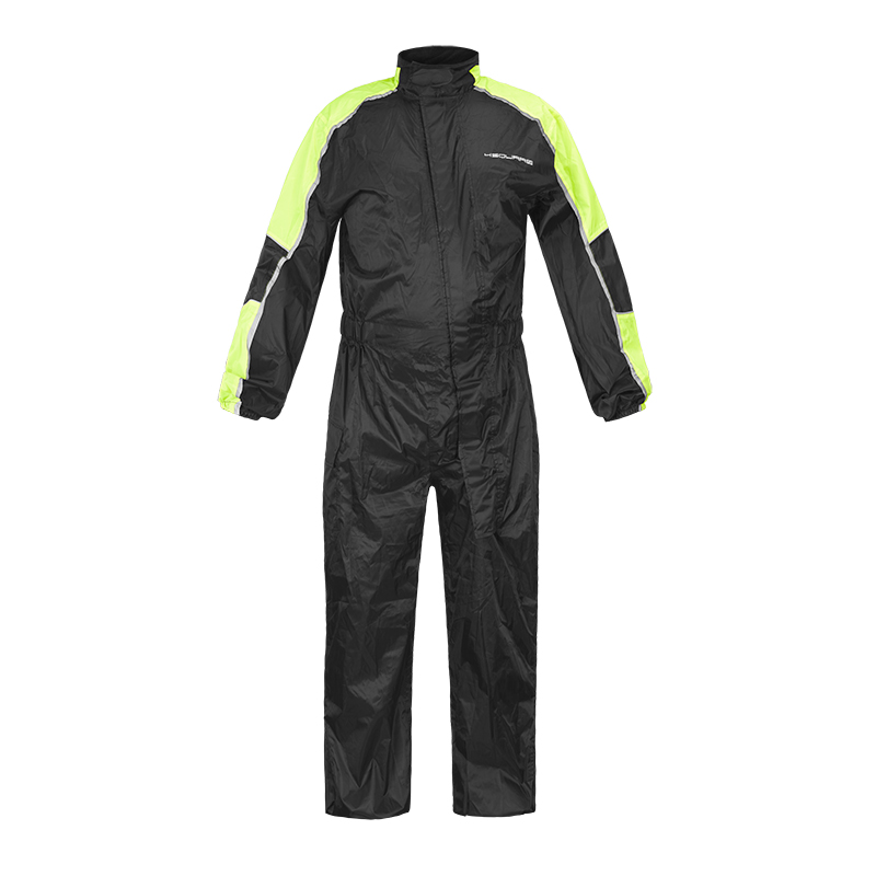 Moto pláštěnka NOX/4SQUARE Safety  černá-fluo žlutá  3XL - černá,fluo žlutá