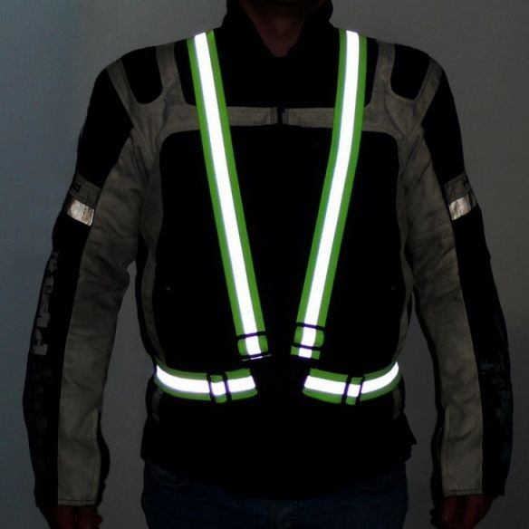 Reflexní popruhy Kellys Moonlight Reflexní žlutá - Obrázek 2