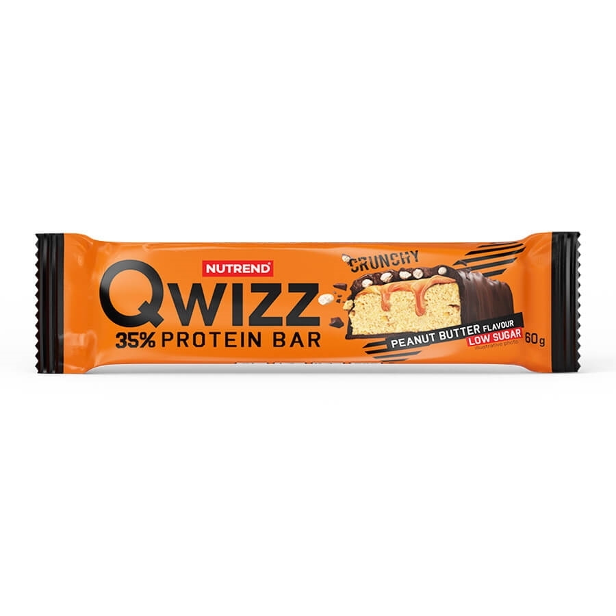 Proteinová tyčinka Nutrend Qwizz Protein Bar 60g arašídové máslo