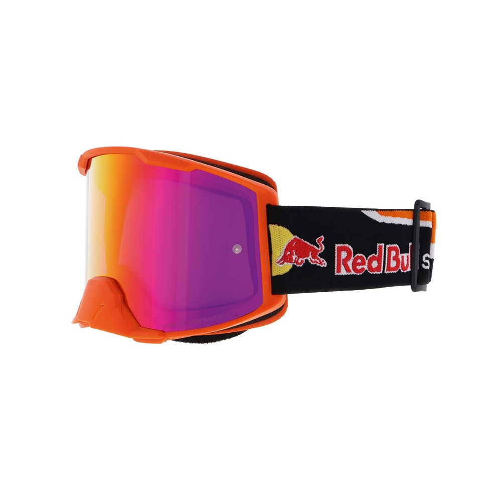 Motokrosové brýle RedBull Spect Strive, oranžové matné, plexi fialové zrcadlové (obrázek 3)