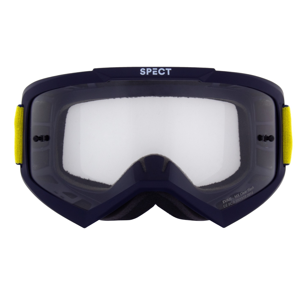 Motokrosové brýle RedBull Spect Evan, modré matné, plexi čiré (obrázek 4)