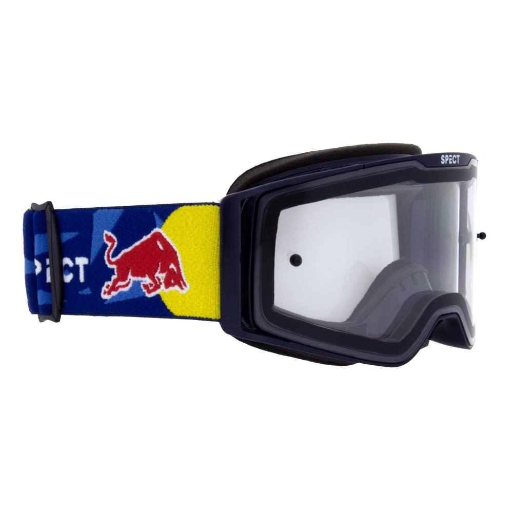 Motokrosové brýle RedBull Spect Torp, modré, čiré plexi