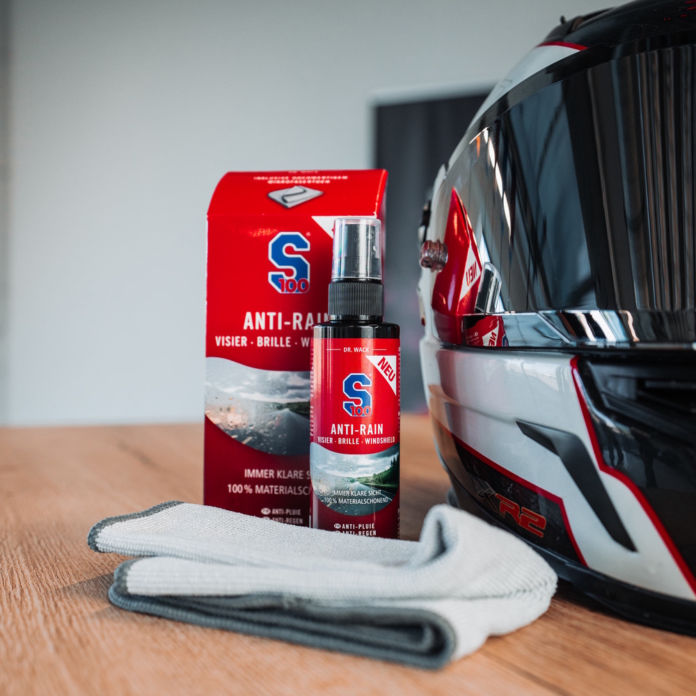 Přípravek na plexi S100 Anti-Rain 100 ml včetně utěrky z mikrovlákna (obrázek 3)