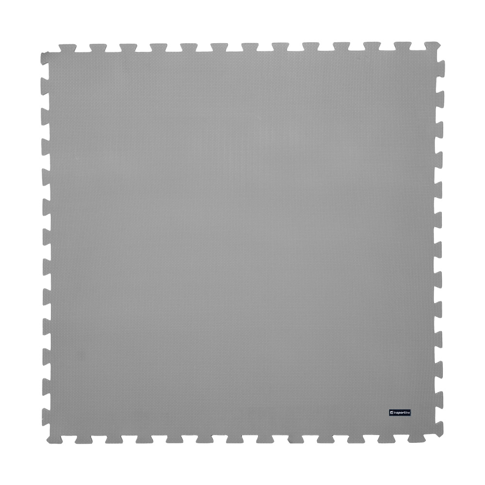 Fitness podložka inSPORTline EVA80 200x200x1 cm  šedá