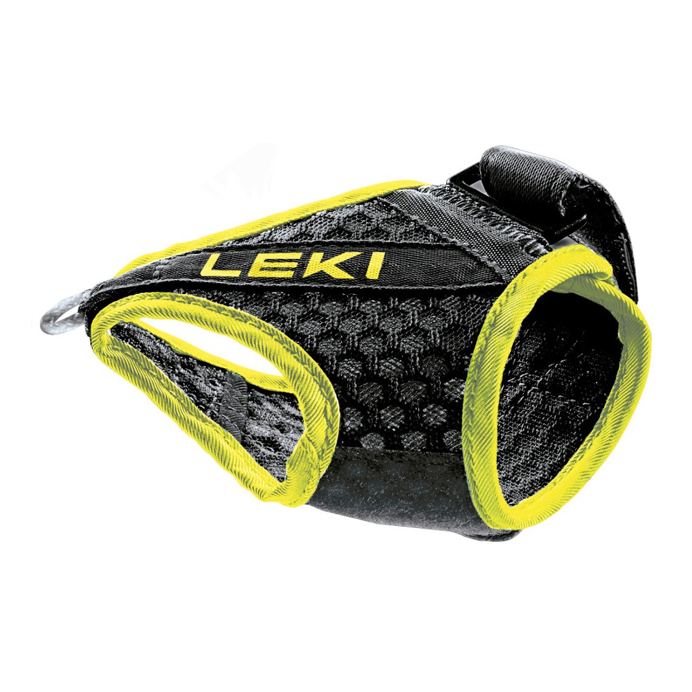 Levně Poutka LEKI Shark Frame Strap Mesh Black-Neon Yellow M/L/XL