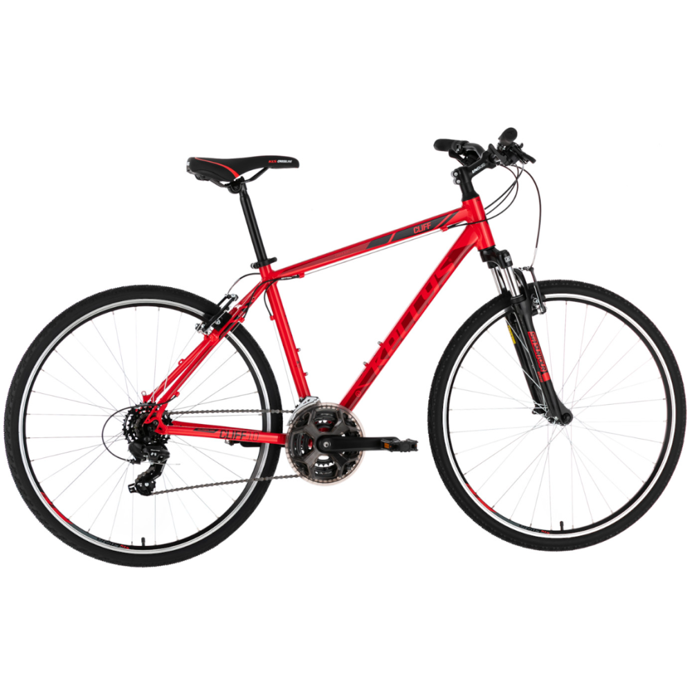 Pánské crossové kolo KELLYS CLIFF 10 28" - model 2022 Red - M (19'')
