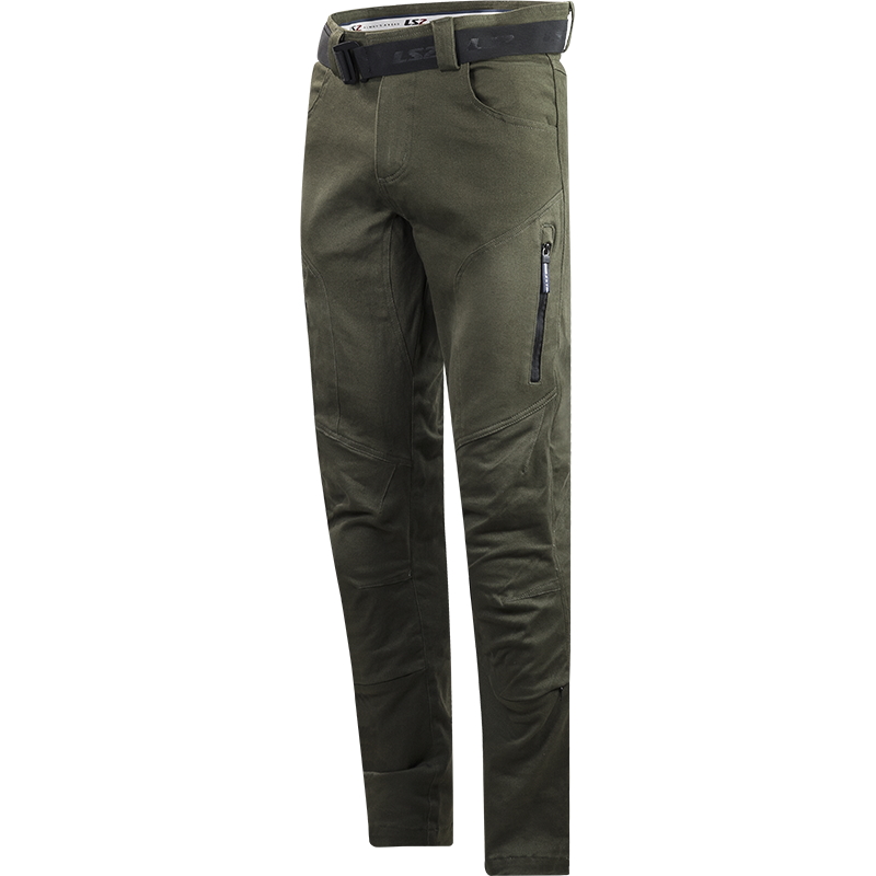 Pánské moto kalhoty LS2 Straight Olive Green  olivově zelená  XL - olivově zelená