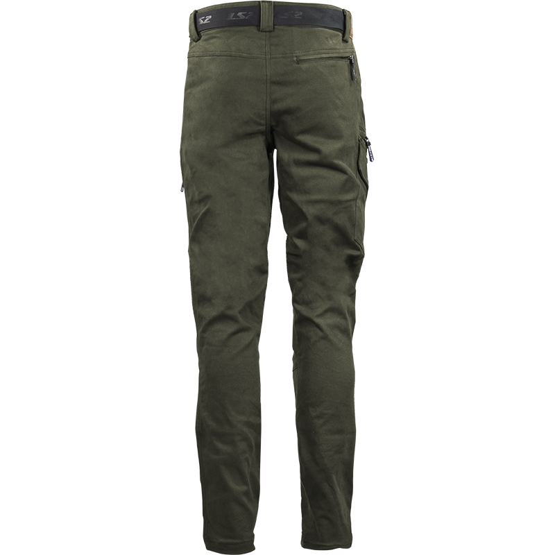 Pánské moto kalhoty LS2 Straight Olive Green olivově zelená M