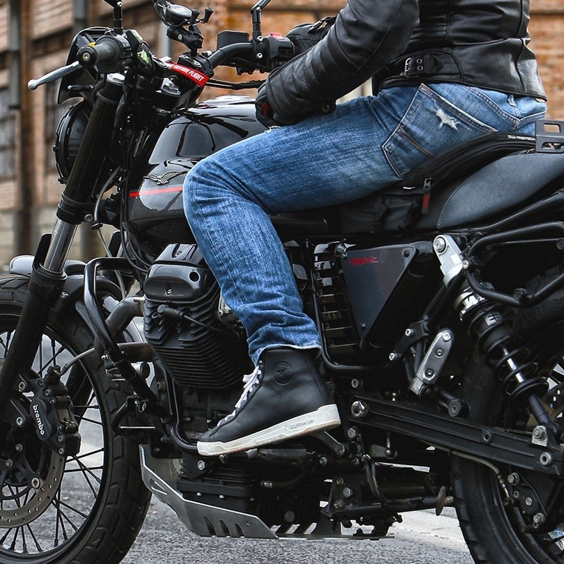 Moto boty Stylmartin Core BW černá s bílou podrážkou 44 - Obrázek 5