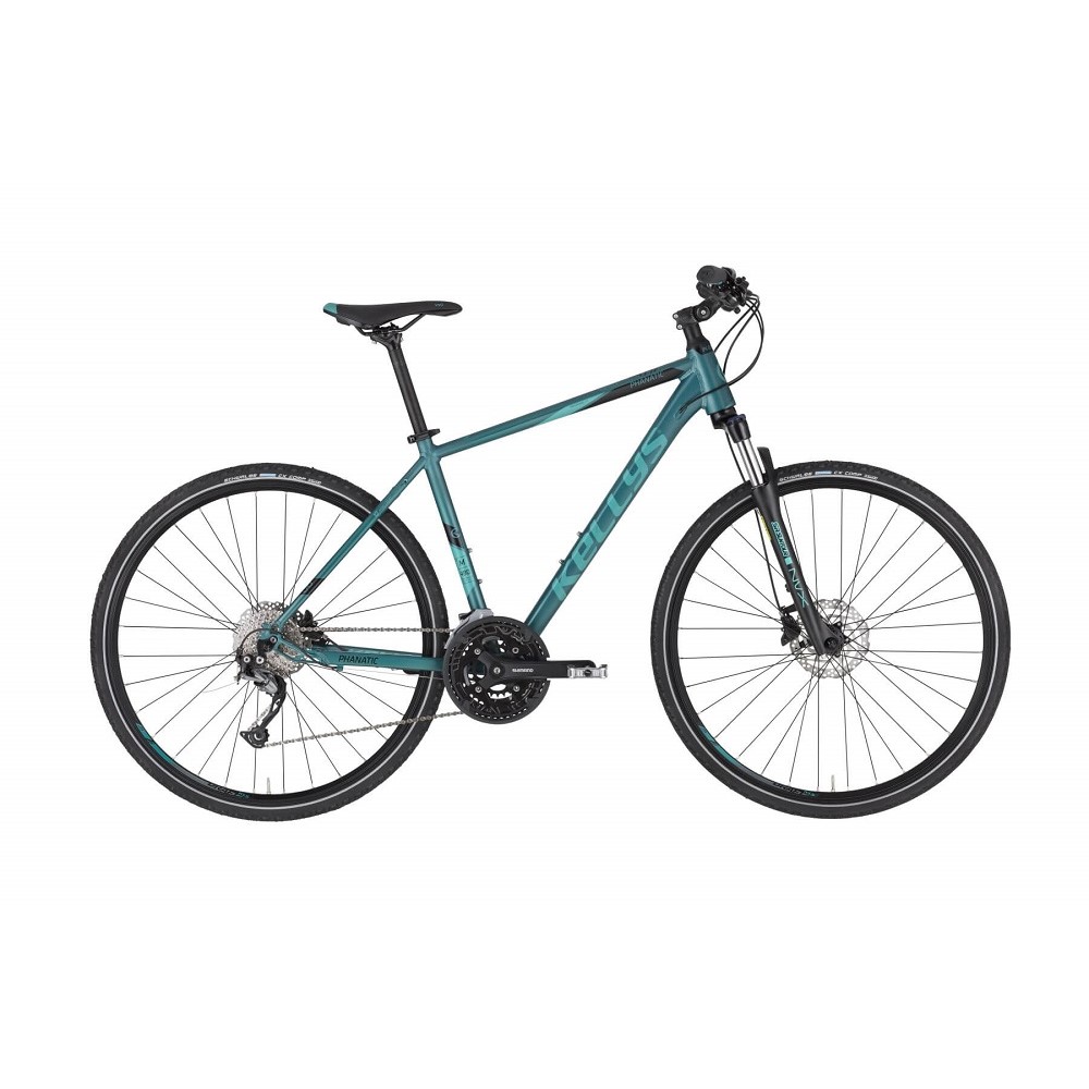 Levně Pánské crossové kolo KELLYS PHANATIC 30 28" 6.0 Teal L (21", 176-190 cm)