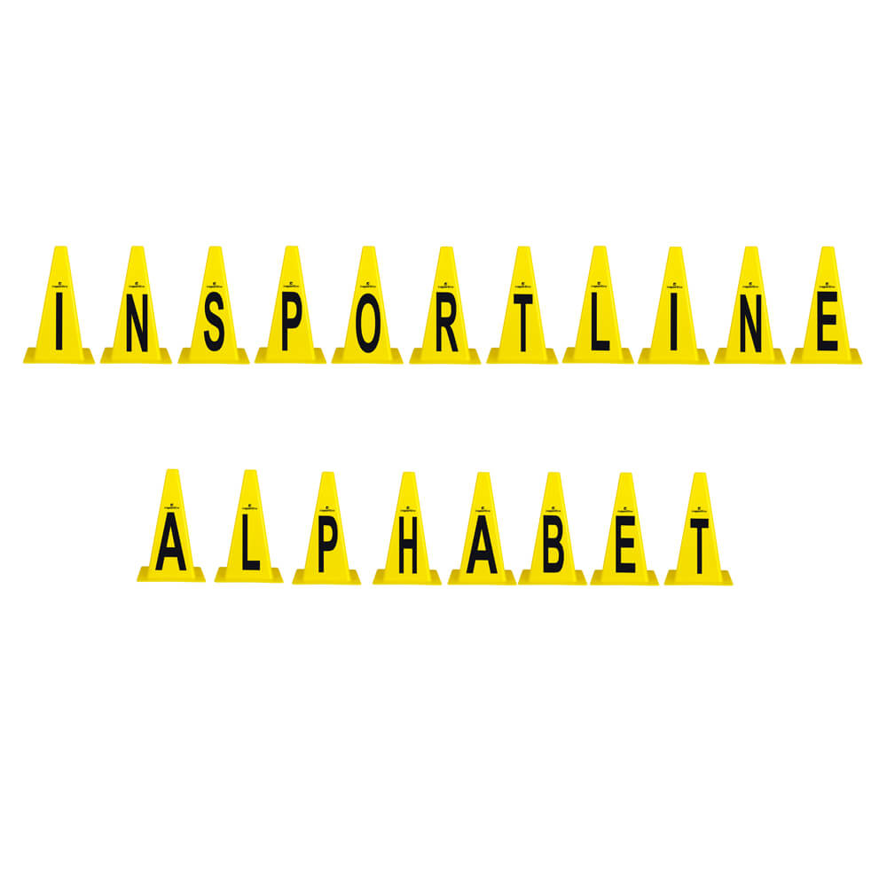 Plastové kužely inSPORTline Alphabet 23 cm (obrázek 4)