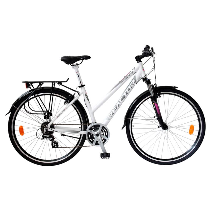 Dámské trekingové kolo Reactor Rambler 28" - model 2025 18" (170-180 cm) bílá