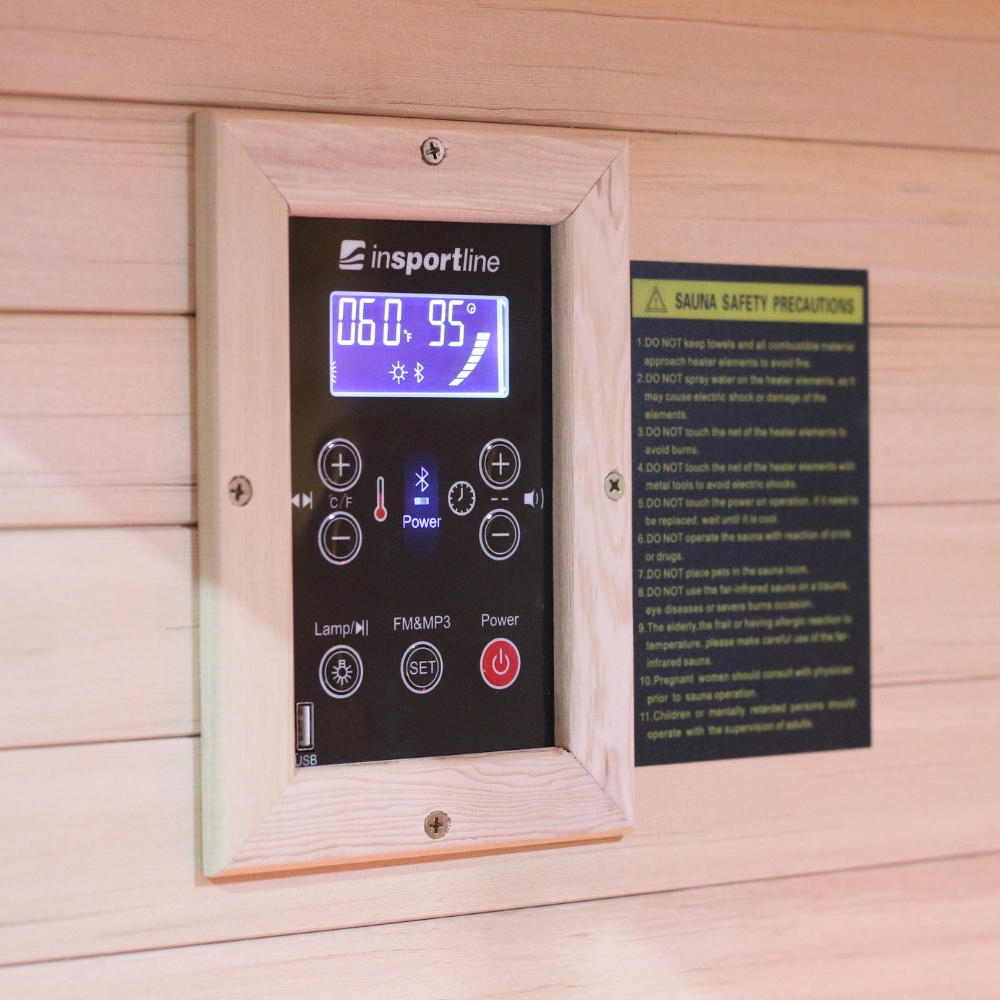 Infrasauna inSPORTline Trevirke 200 (obrázek 9)