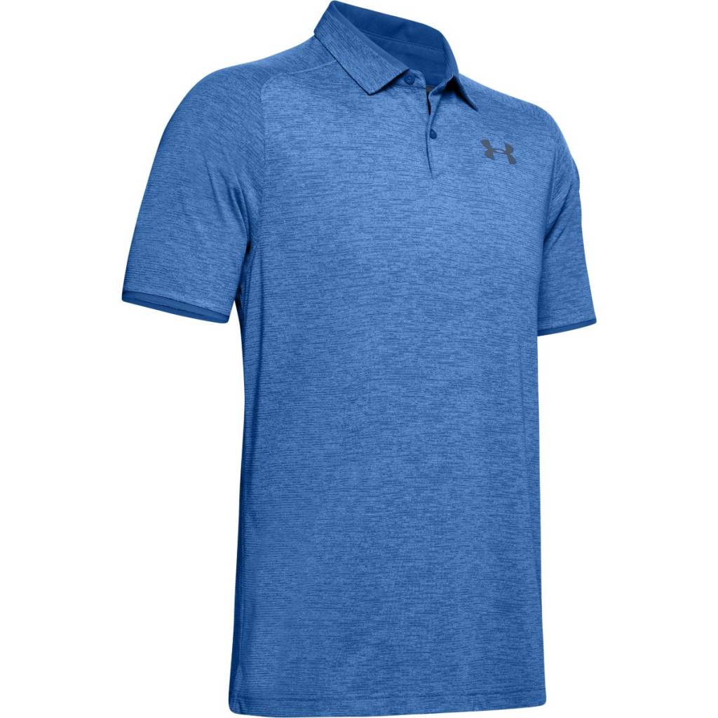 Pánské triko Under Armour Tour Tips Polo  Tempest  M - Tempest