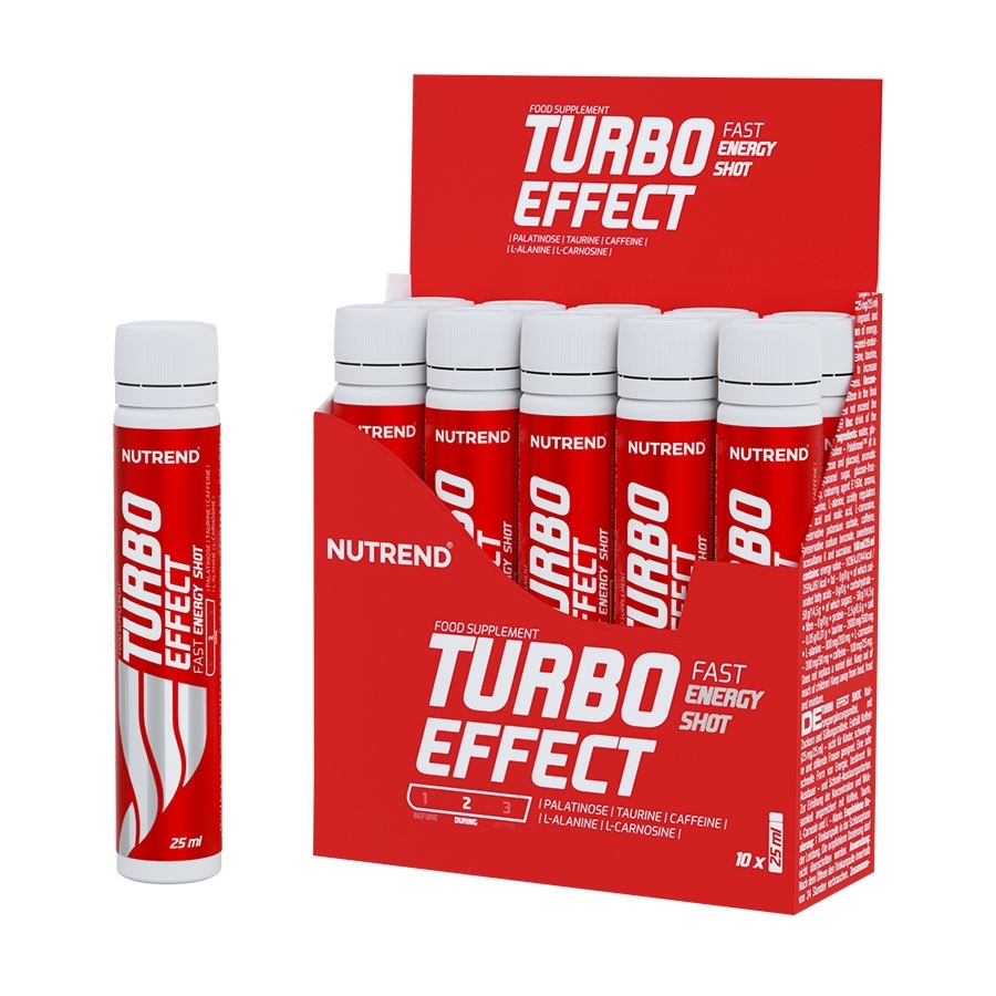 Energetický shot Nutrend Turbo Effect Shot 10x25 ml