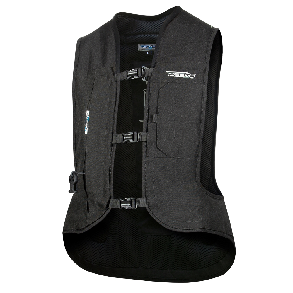 Airbagová vesta Helite Turtle 2 rozšířená, mechanická s trhačkou černá - XL