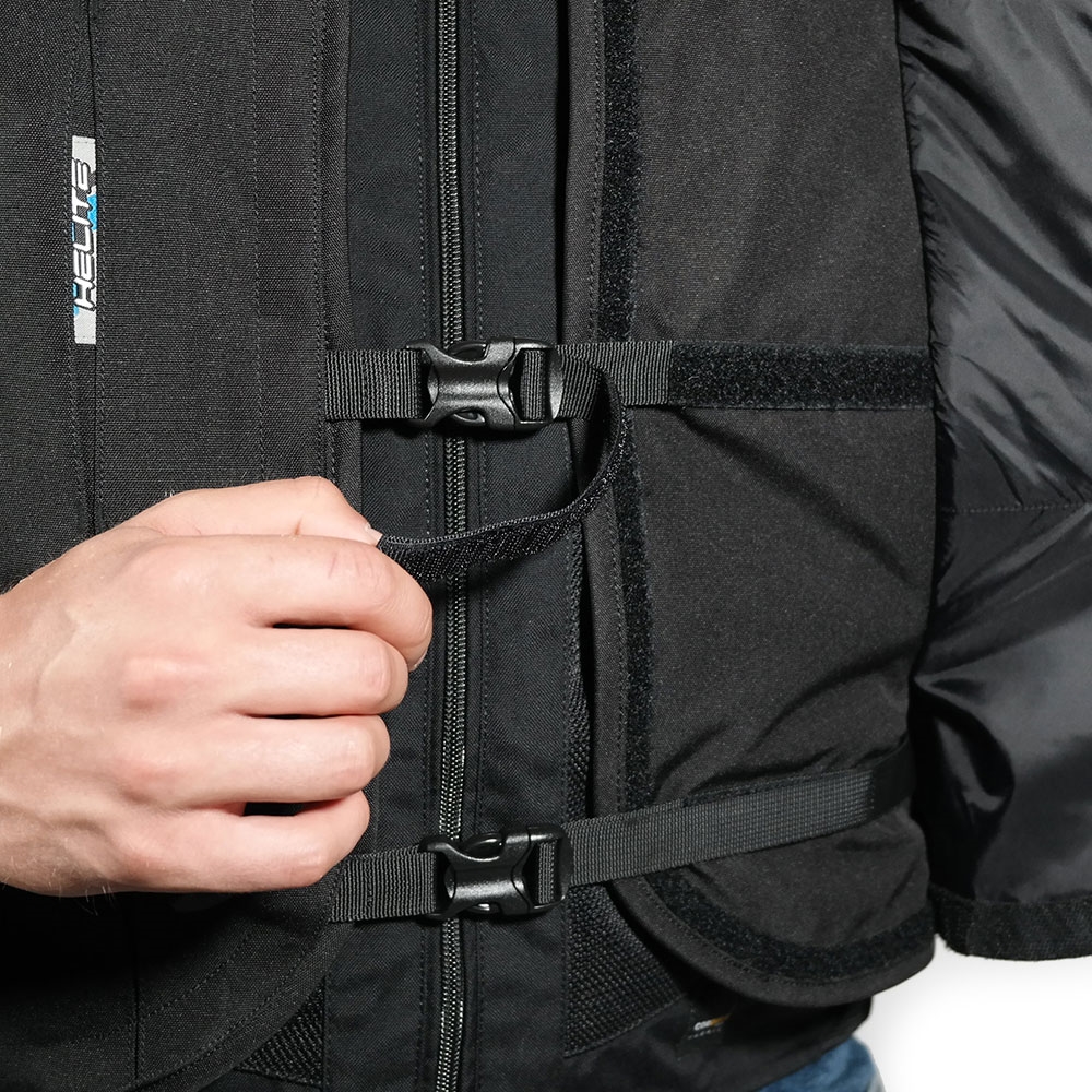 Airbagová vesta Helite Turtle 2 rozšířená, mechanická s trhačkou černá L (obrázek 3)