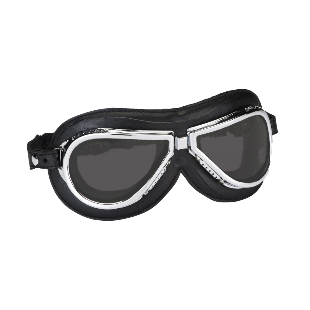 Vintage moto brýle Climax 500, kouřová skla