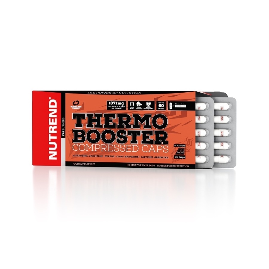 Spalovač Nutrend Thermobooster Compressed Caps 60 kapslí Nutrend