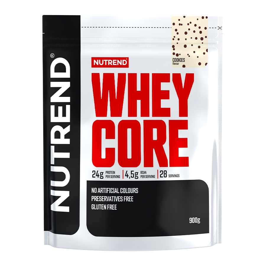 Práškový koncentrát Nutrend Whey Core 900g vanilka