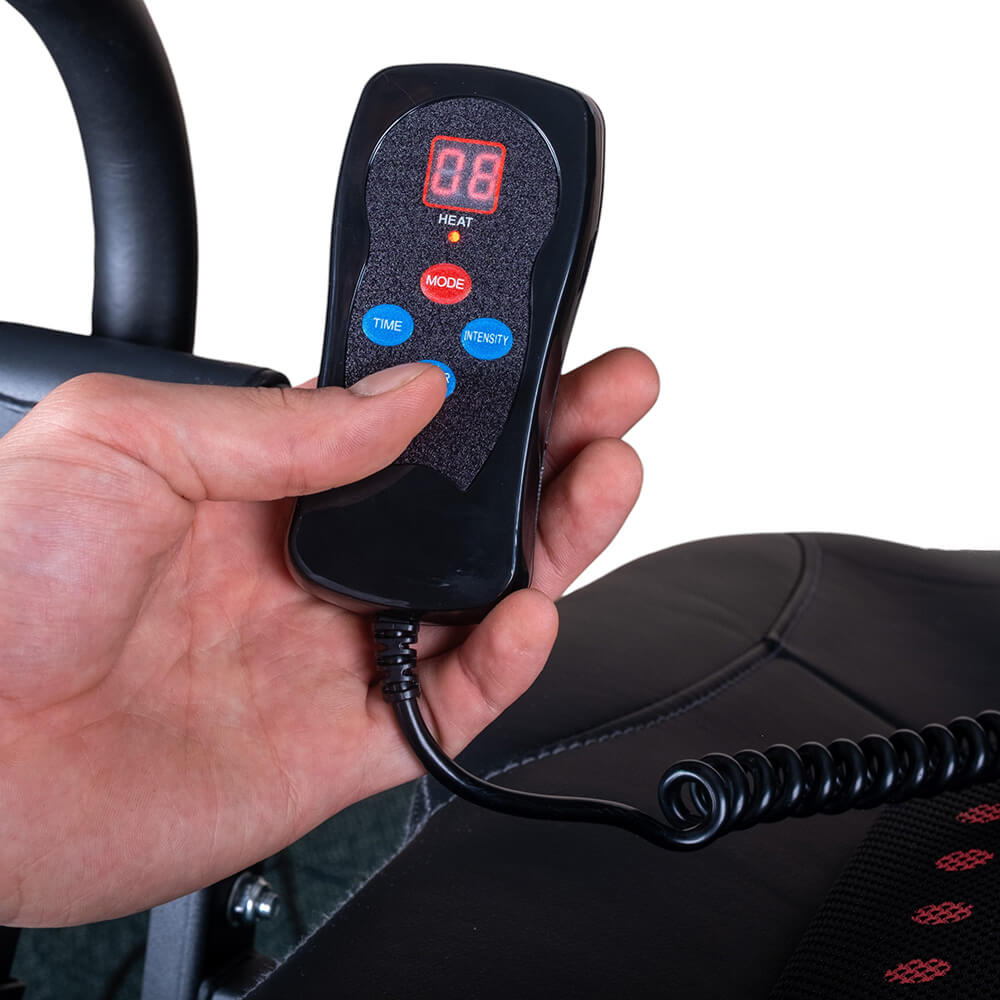 Vyhřívané autotrakční lehátko inSPORTline Inverso Heaty černá (obrázek 11)