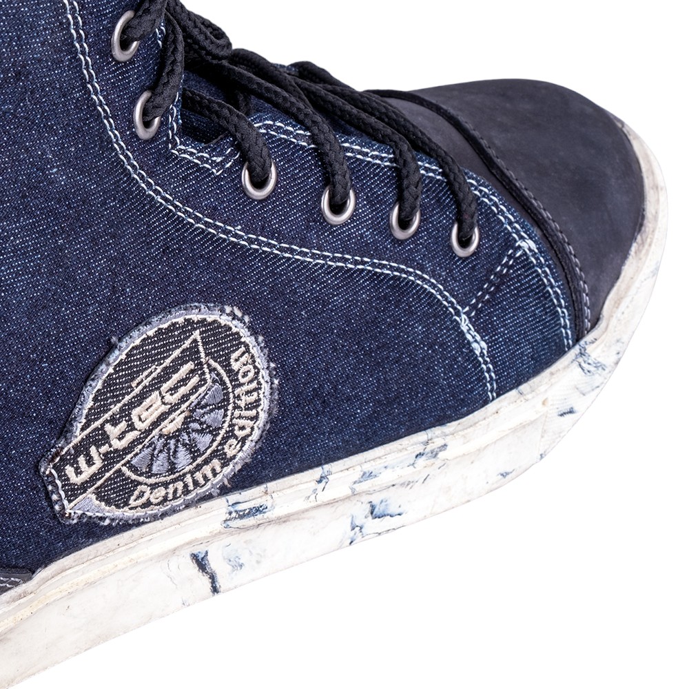 Moto boty W-TEC Denimo modrá 39 - Obrázek 4