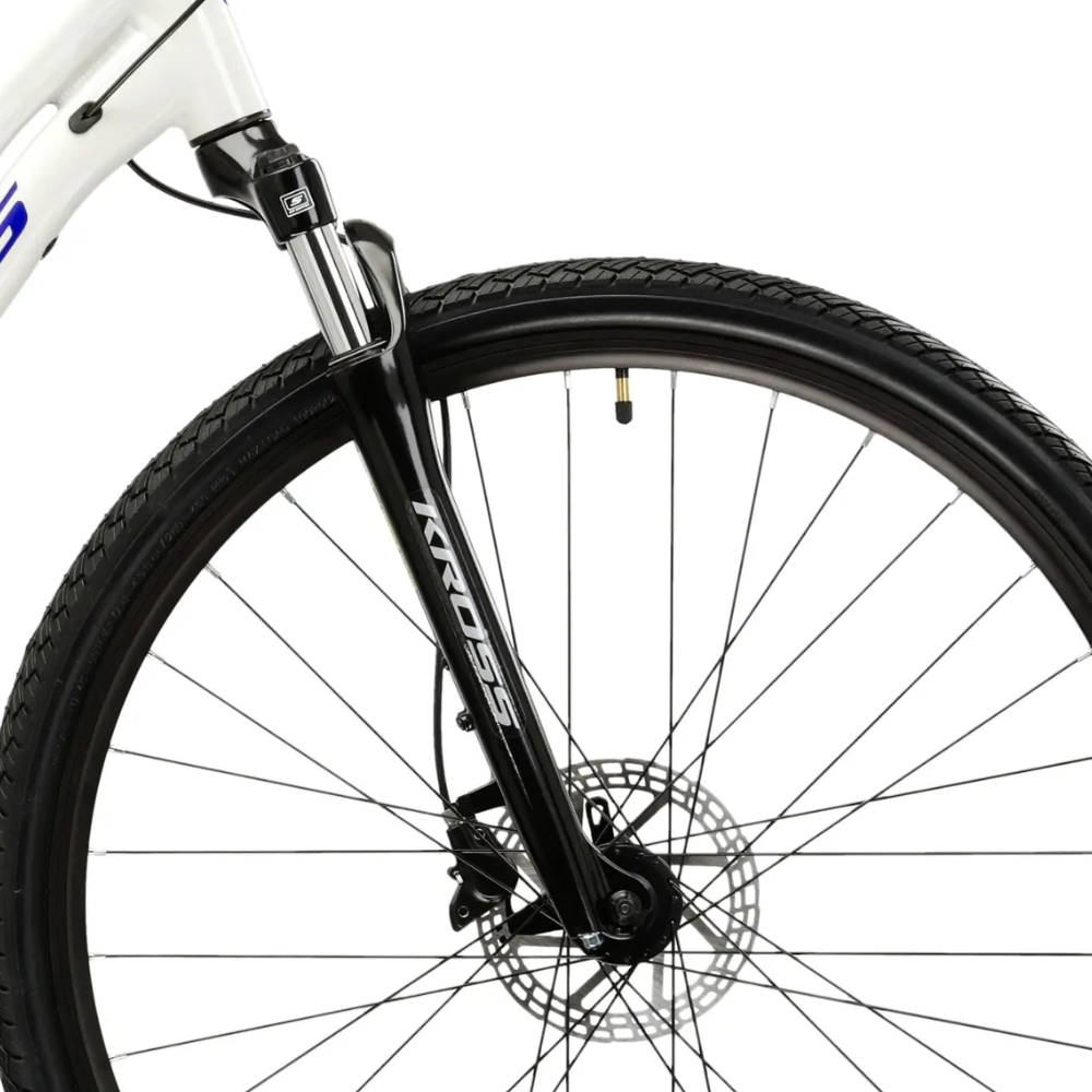 Dámské crossové kolo Kross Evado 4.0 28" Gen 007 M (17", 158-170 cm) šedá/námořnická modrá/lesk (obrázek 5)