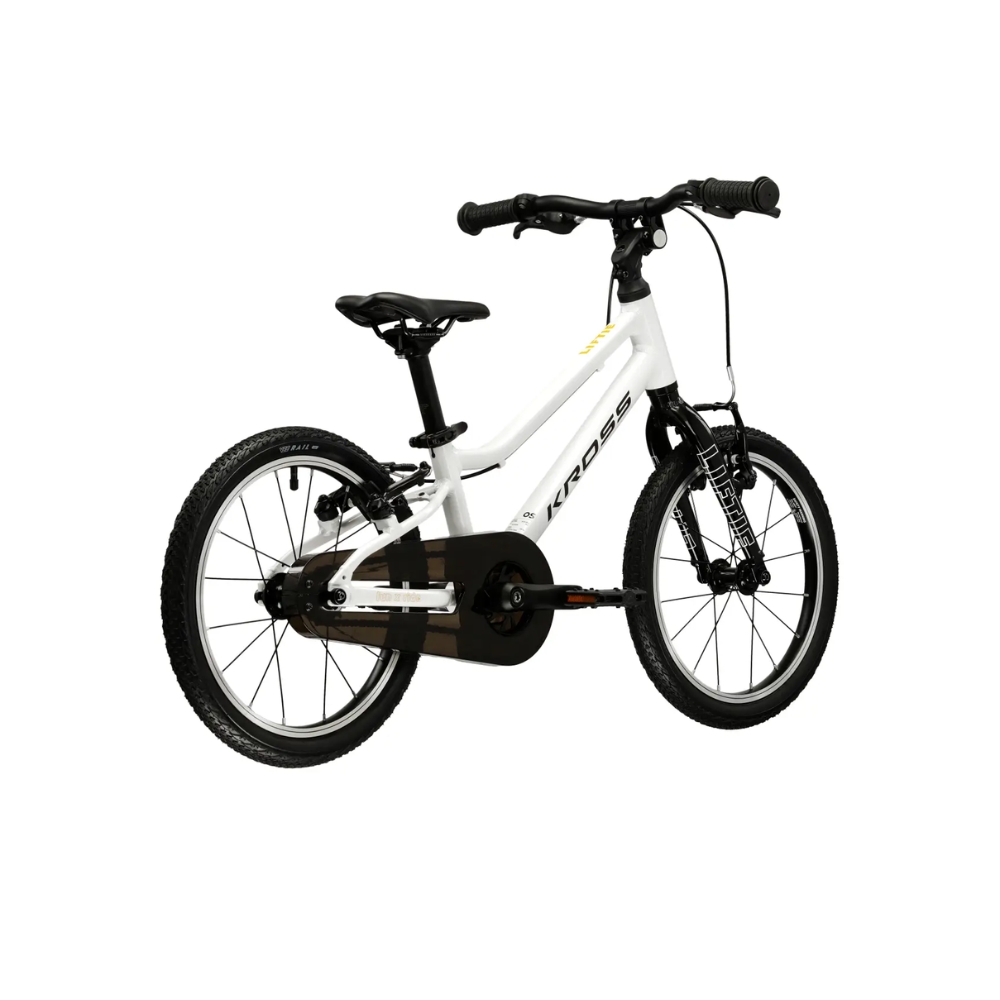 Ultra lehké dětské kolo Kross Liftie 16" Gen 009 8" (105-125 cm) bílá/černá/žlutá/lesk (obrázek 11)