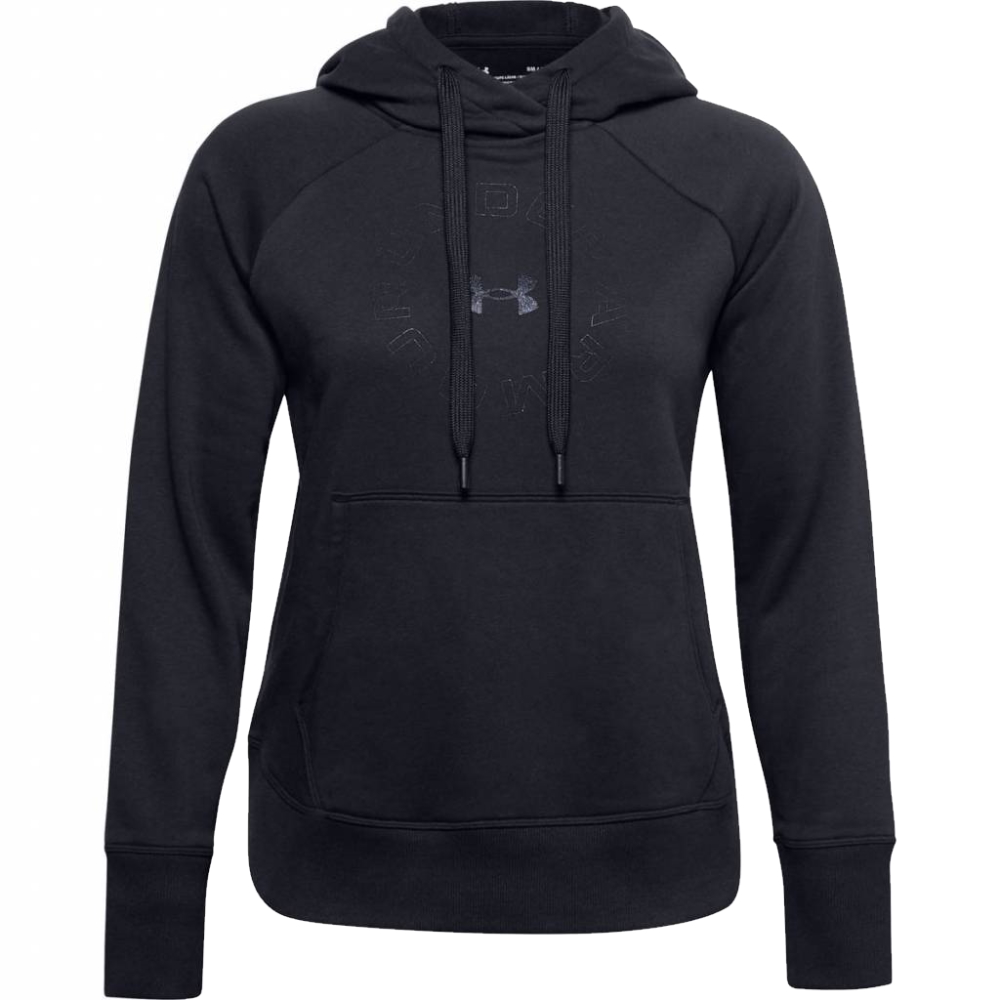 Dámská Mikina Under Armour Rival Fleece Metallic Hoodie Black Xs