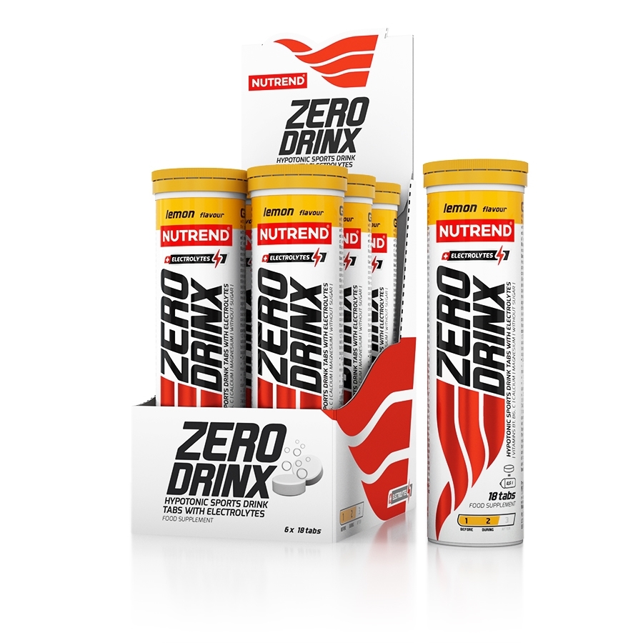 Hypotonický nápoj Nutrend Zerodrinx, 18 tablet citrón