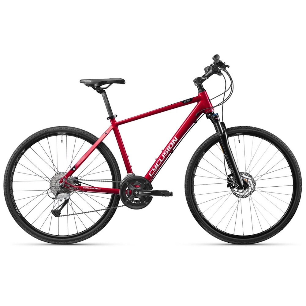 Pánské crossové kolo Cyclision Zodin 3 MK-II 28" L (19", 165-185 cm) Red Soul