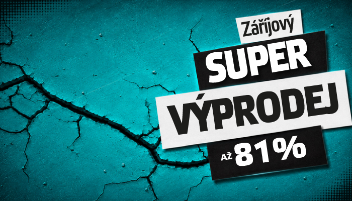 SUPER VÝPRODEJ<br>Slevy až 81% 🔥