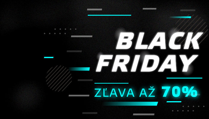 Black Friday - zľavy až 70% na to najlepšie z najlepšieho!