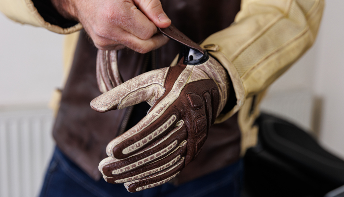 Moto Gloves W-TEC Black Heart