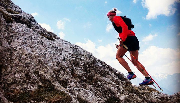 Stöcke auf Trailrunning