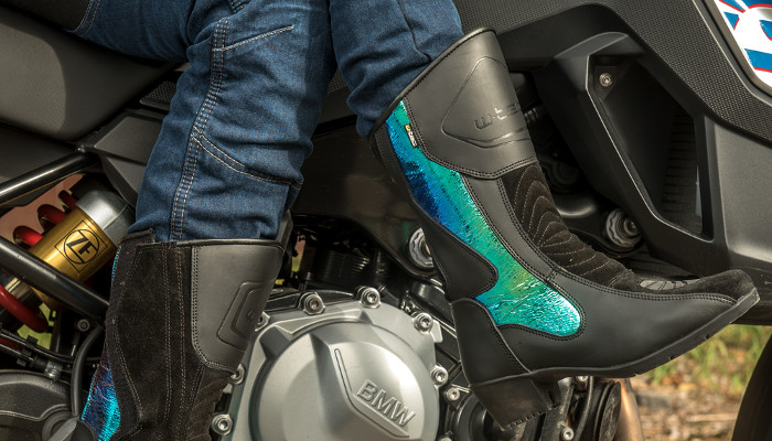 Damskie wysokie buty motocyklowe