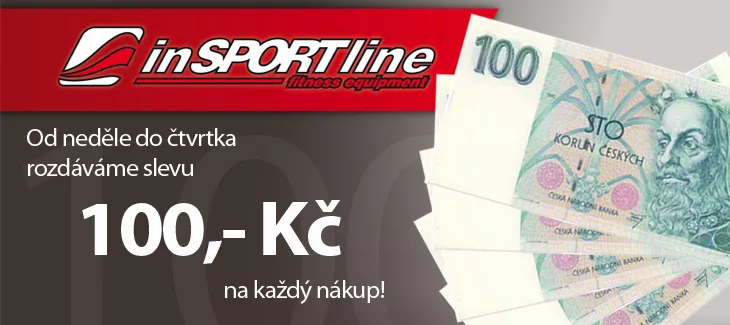 Sleva 100,- Kč na každý nákup!!!