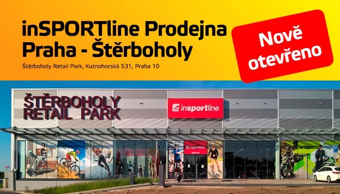Otevřeno: Nová prodejna inSPORTline Praha 10 - Štěrboholy
