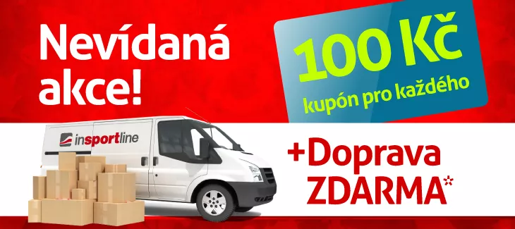 100 Kč sleva pro každého + Doprava ZDARMA!