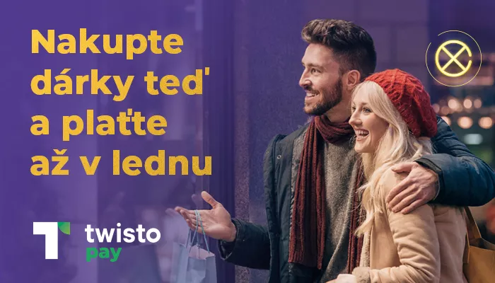 Nakup dárky teď a zaplať až v lednu!