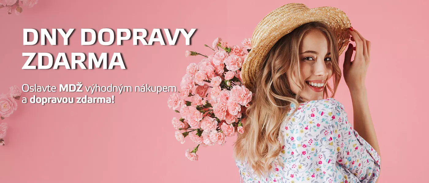 Den žen ve znamení radosti: Doprava zdarma od 500 Kč!