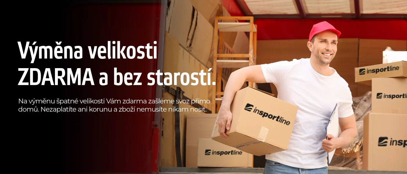 Výměna velikosti úplně zdarma a bez starostí!