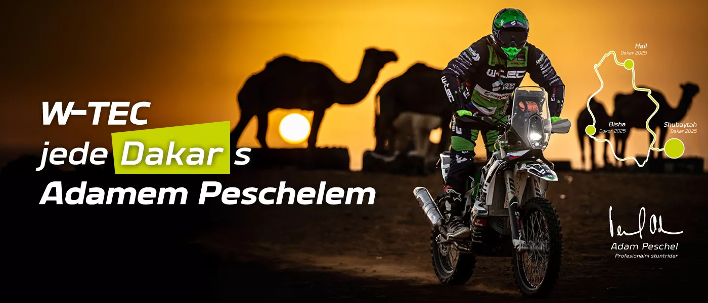 W-TEC jede na Dakar s Adamem Peschelem