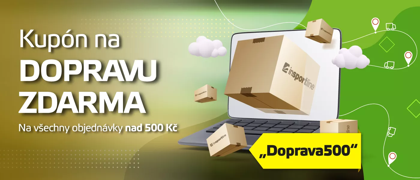 Doprava zdarma při nákupu nad 500 Kč