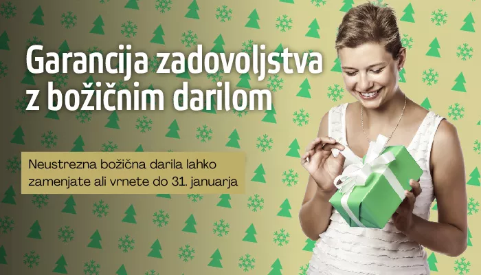 Božična darila prek interneta z VIP garancijo do 31. januarja 2022