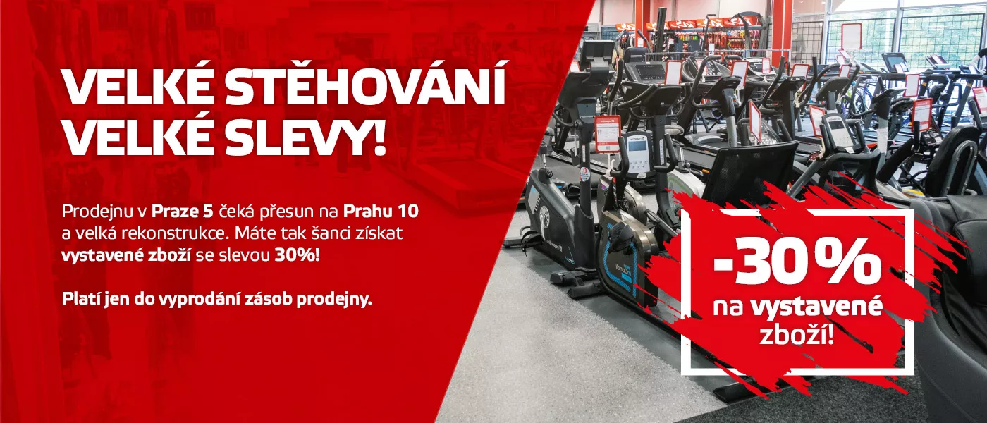 Prodejna Praha 5: Velké stěhování, velké slevy!