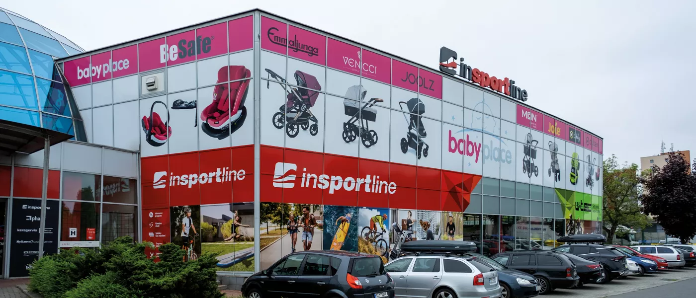 Značková prodejna inSPORTline a WORKER v Ostravě!